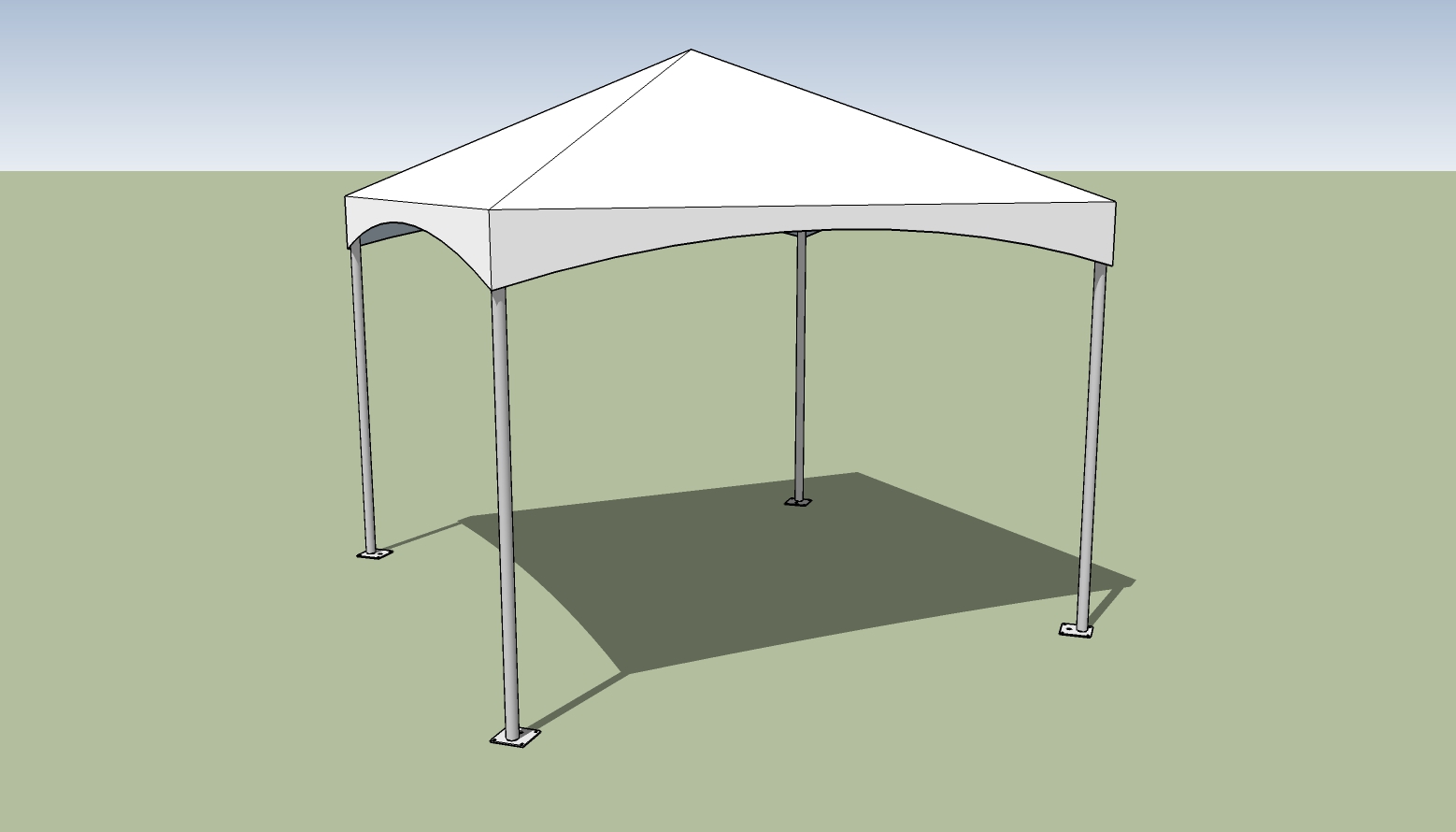 10x10 party tent